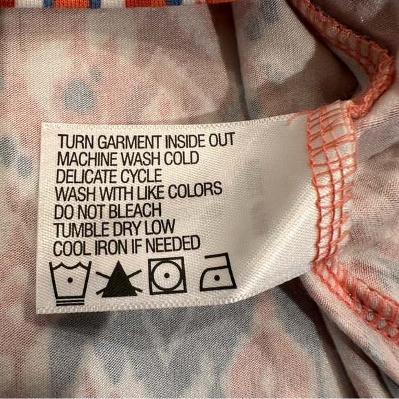 Orvis Womens Ikat 3/4 Sleeve Tee Shirt Tunic Size XL Colorful Modal Stretch NWT - Picture 11 of 14